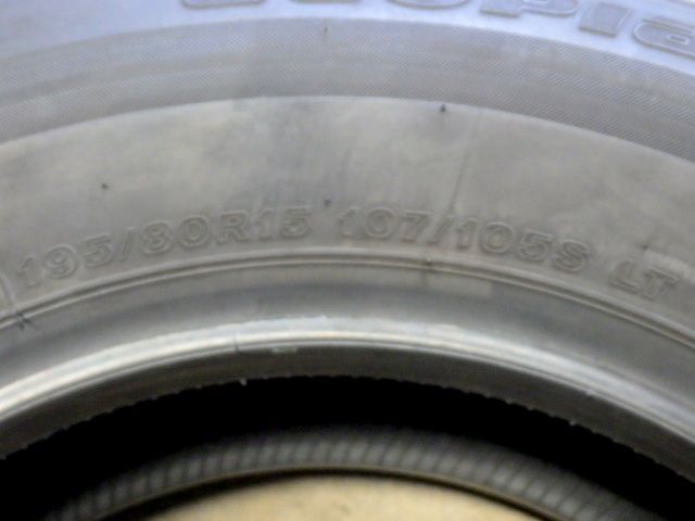 欲しいモノを一括サーチ。 K127 送料無料 代引き可 店頭受取可 製造 約9部山◆BS ECOPIA RD613◆195|80R15 107|105SLT◆2本