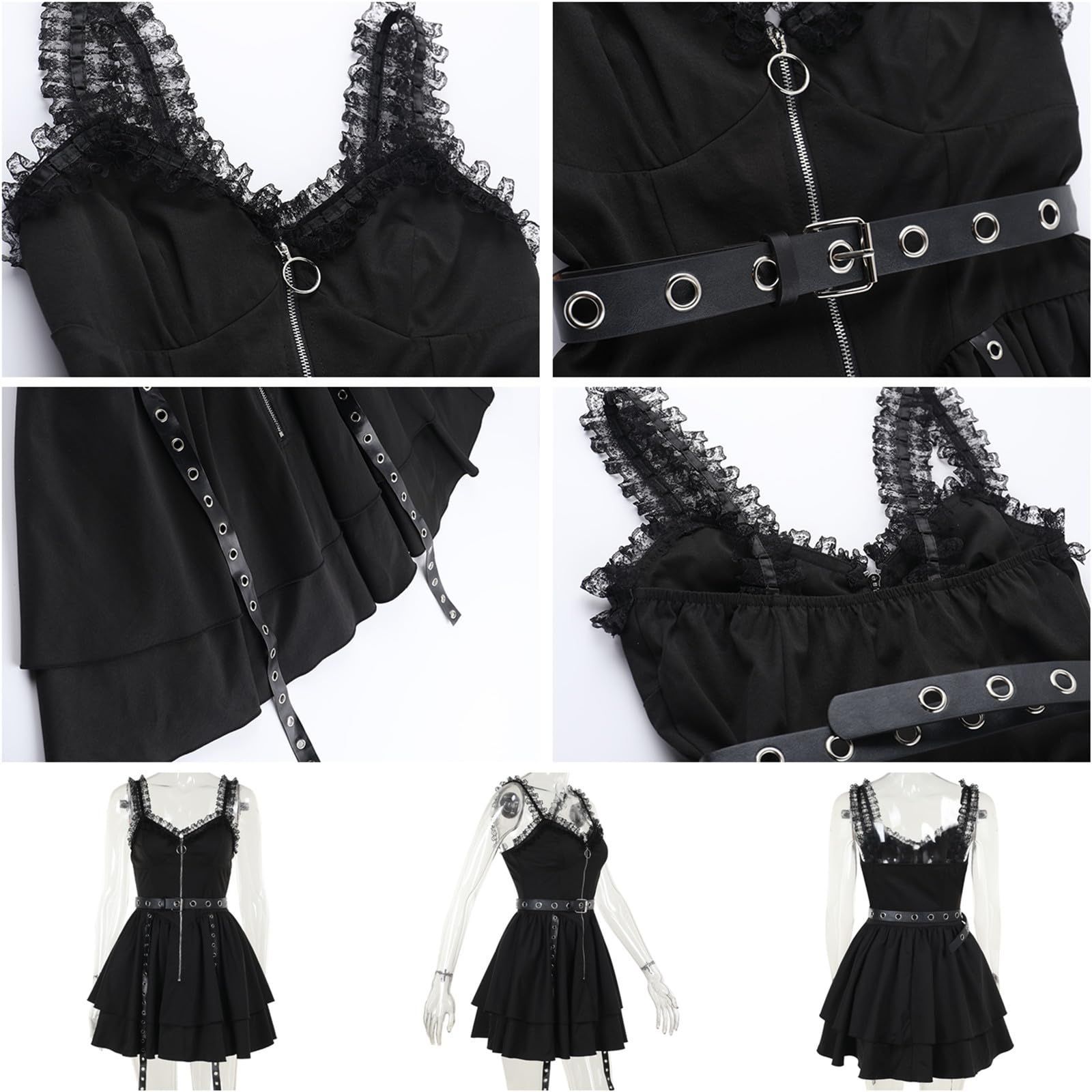 ワンピース ノースリーブ ロリータ ファッション コスプレ ゴスロリ ブラック Amazon.co.jp: [Sivrusn] アイドル コスプレ ワンピース