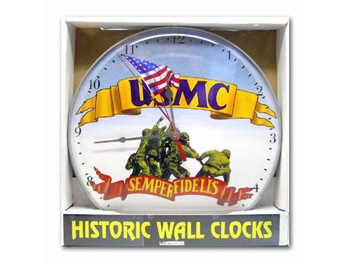 ヒストリック ウォールクロック （USMC ） 壁掛け時計 インテリア