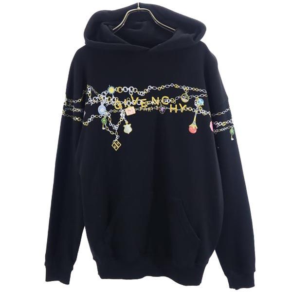 ★GIVENCHY★ブラックロゴプリントパーカー GIVENCHY 23SS ロゴプリント パーカー_BLACK (GIVENCHY/パーカー