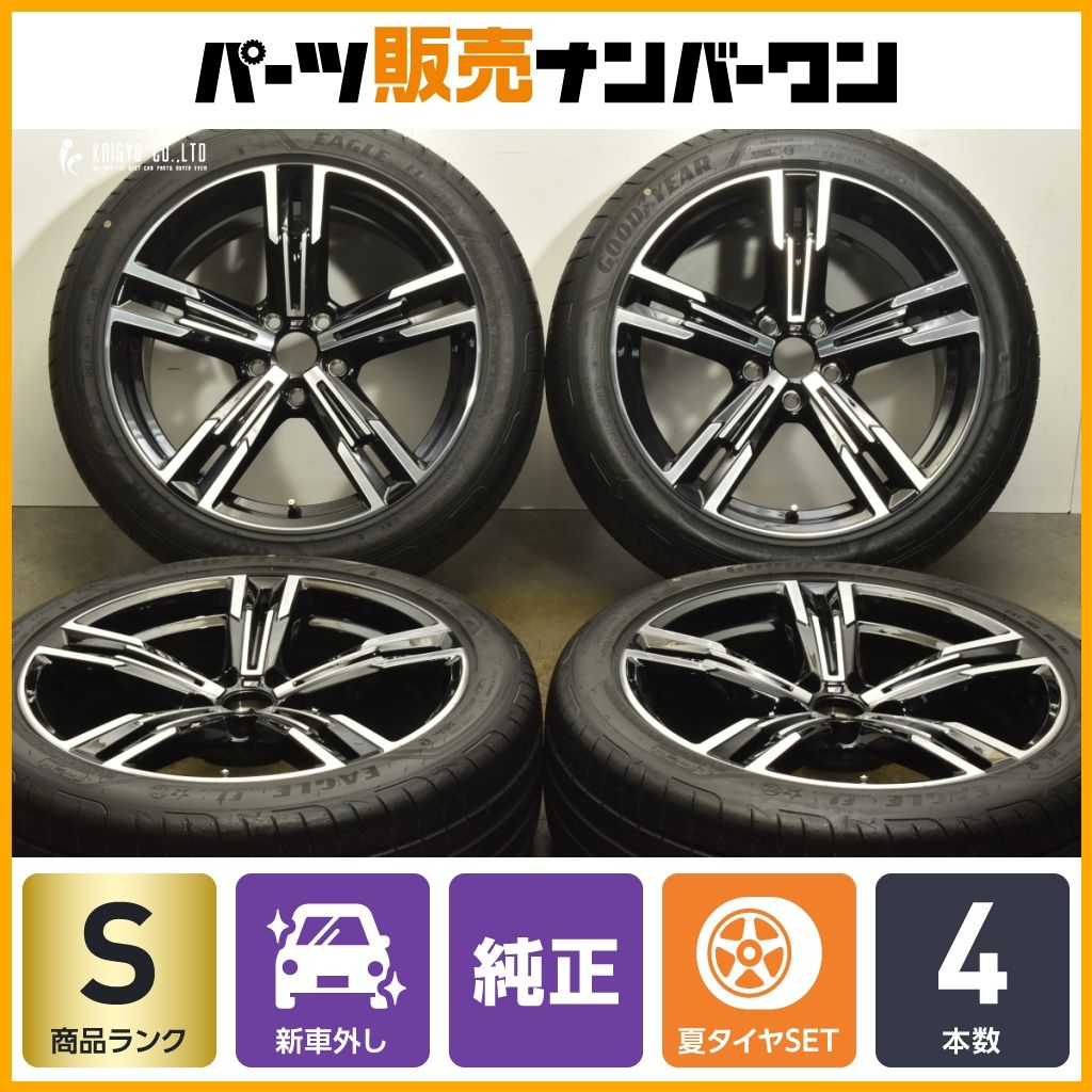 新車外し バリ溝 BMW G20 3シリーズ Mスポーツ 純正 18in 7.5J 25 8.5J 40 112 グッドイヤー 225 45R18 255 40R18 8746631 8746632