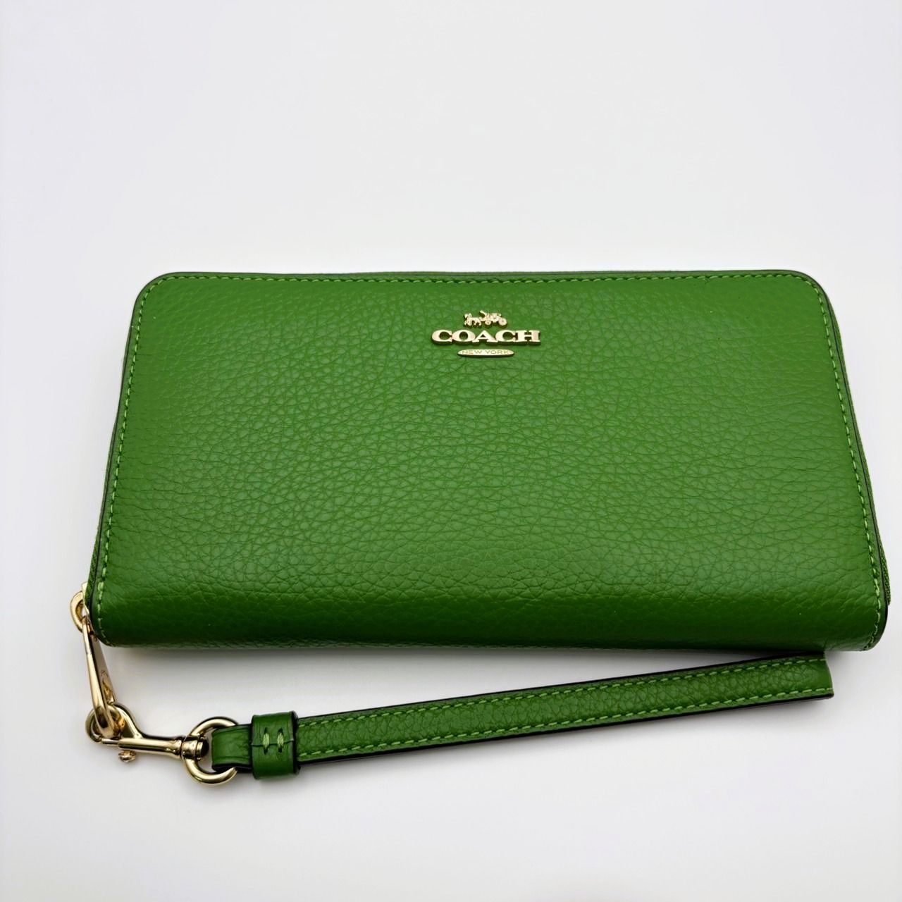 COACH コーチ 長財布 グリーン 【中古品・美品】 【437】 - メルカリ