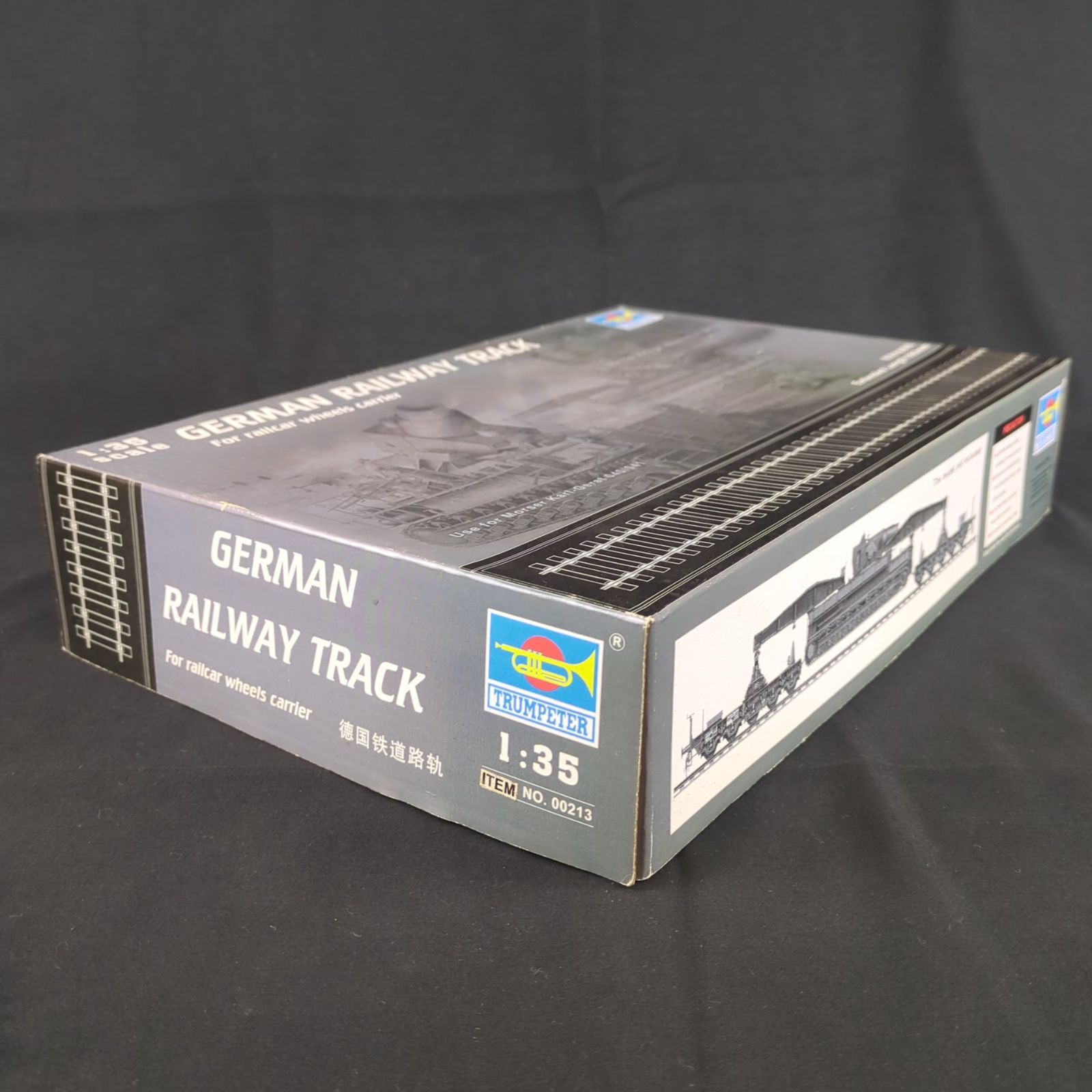 輸入キット キット トランペッター TRUMPETER 00213 1 35 German Railway Track for railcar wheels carrier ドイツ鉄道路線 鉄道車両の車輪キャリア用