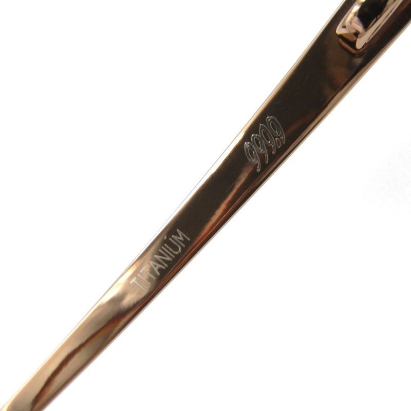 美品 999.9 フォーナインズ メガネフレーム NPM-41 日本製 レディース  