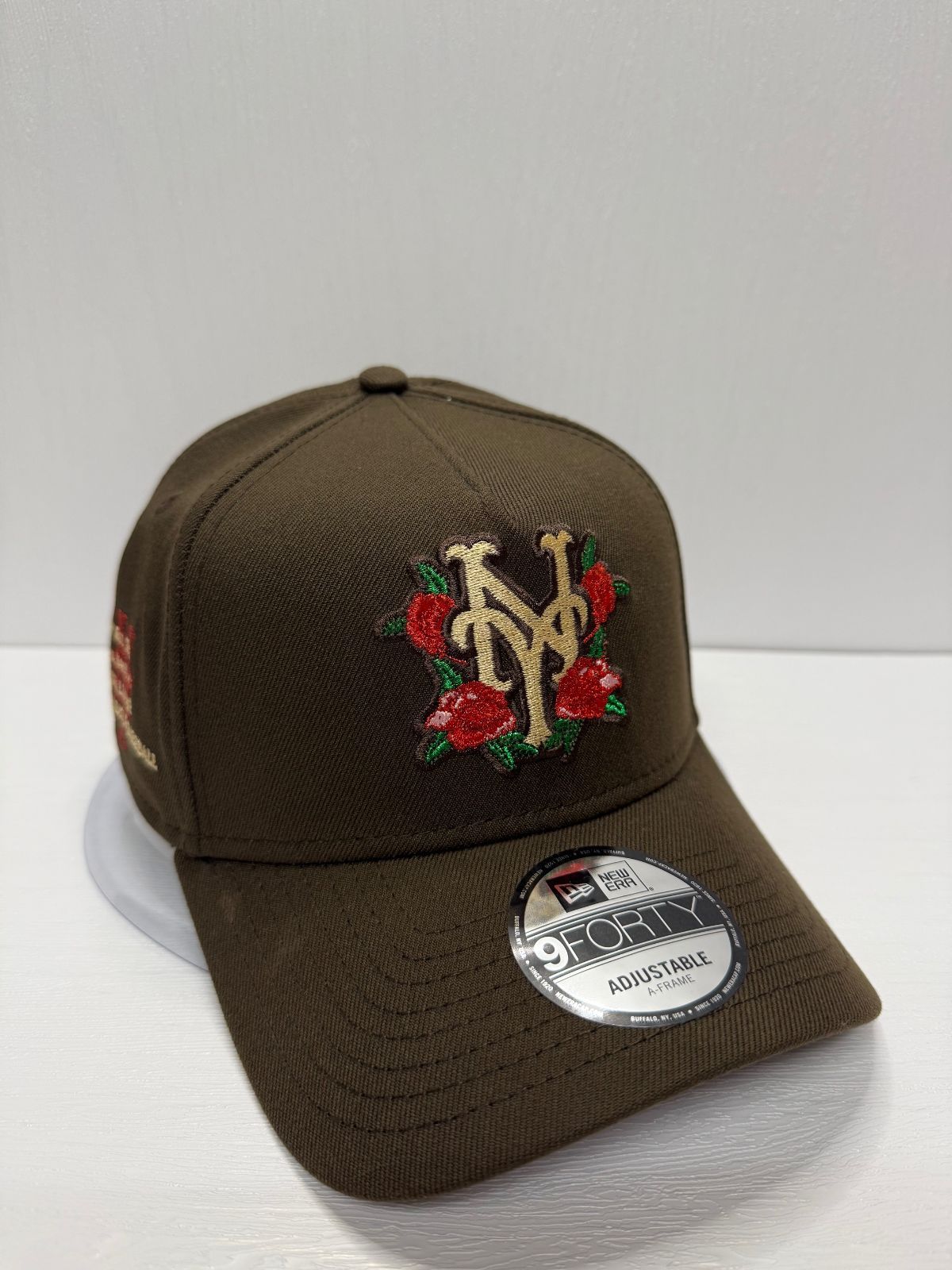 Newera ニューヨークメッツ EST.1962 9forty A-FRAME スナップバックキャップ ブラウン