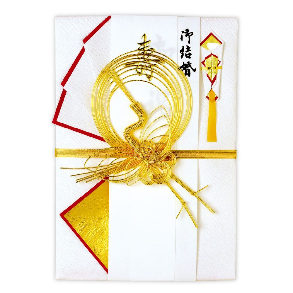 まとめ買い ササガワ 新金封 祝用 特大判 ご祝儀袋 婚礼 結婚式 1枚入 27-5610 ×5セット