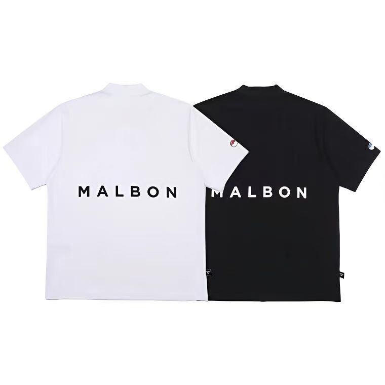 malbon golf マルボンゴルフ ポロシャツ ゴルフウェア 半袖