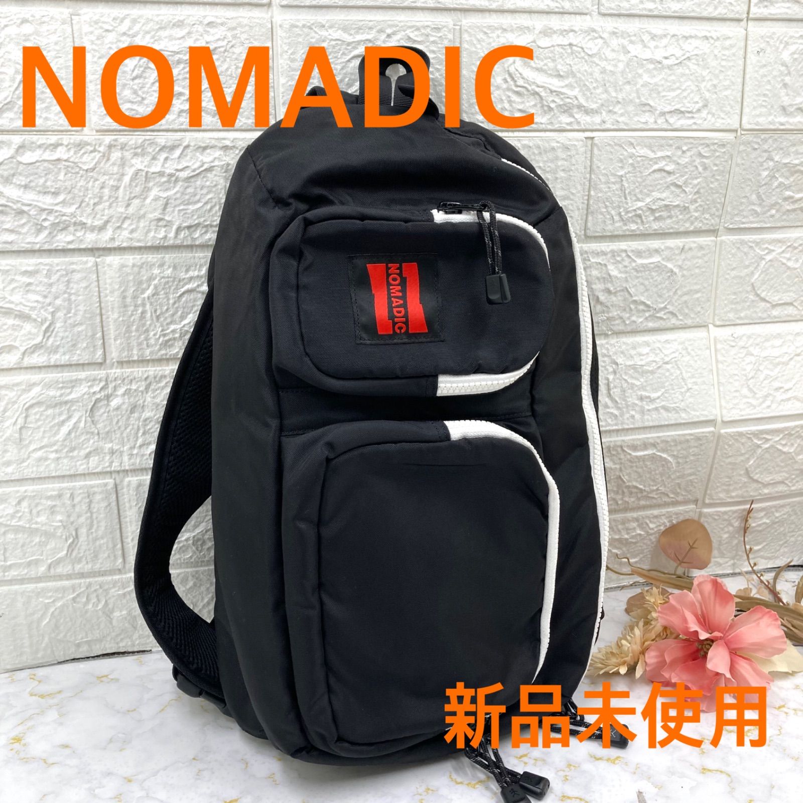 新品未使用❣️NOMADIC❣️ノーマディック ナイロン ボディバッグ ウエストポーチ ウエストバッグ レディース メンズ ブラック