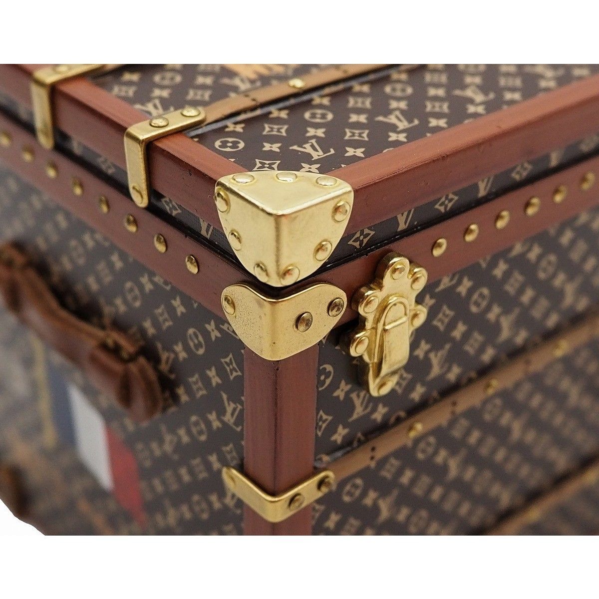 中古】LOUIS VUITTON ルイ ヴィトン ペーパーウェイト トランク ミス フランス アルミ レザー ブラウン ゴールド金具 ノベルティ  非売品 M99408 - メルカリ