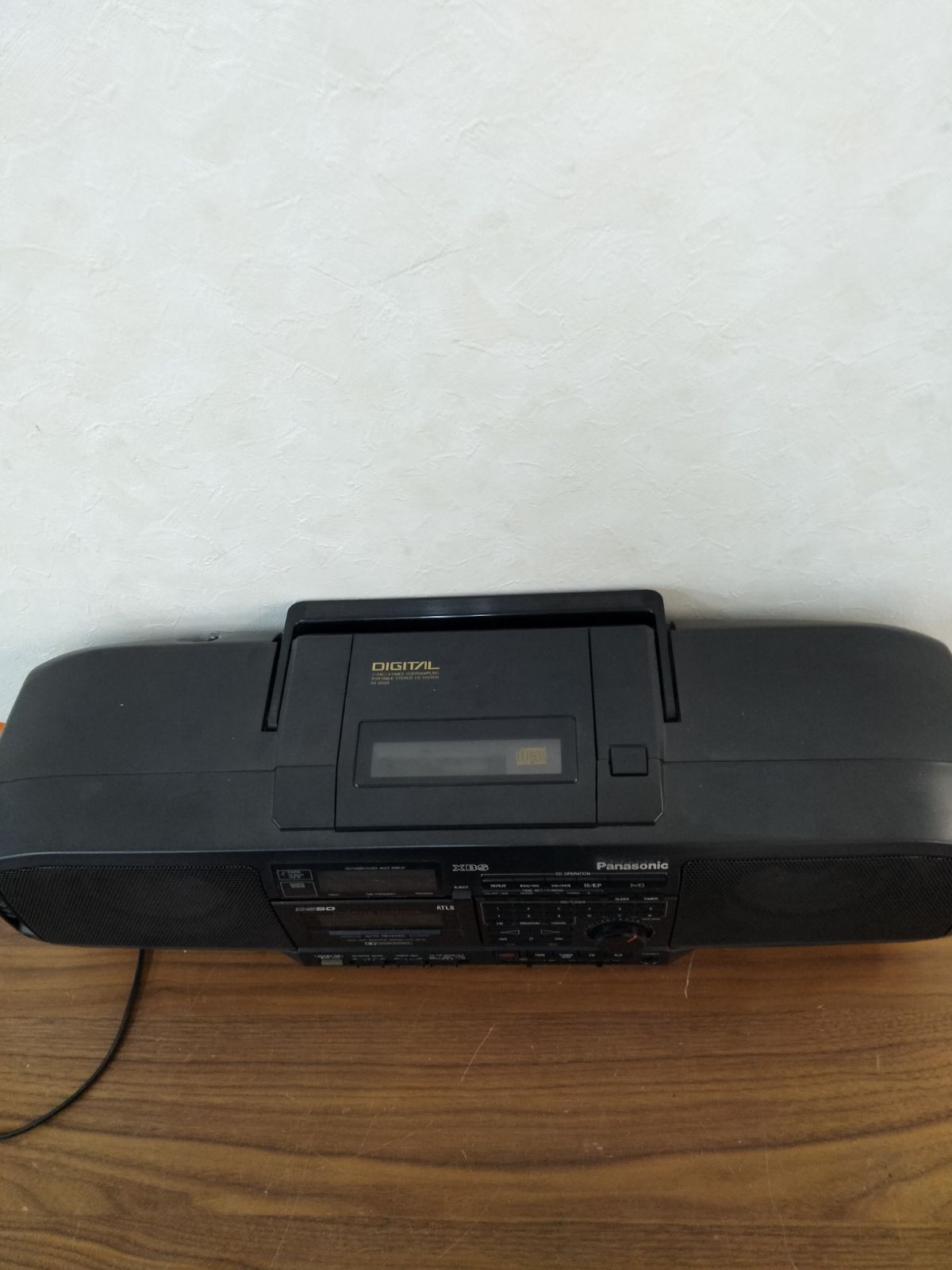 Victor RV-X70 アンプ内蔵ウーファー ドラム缶 CDラジカセ