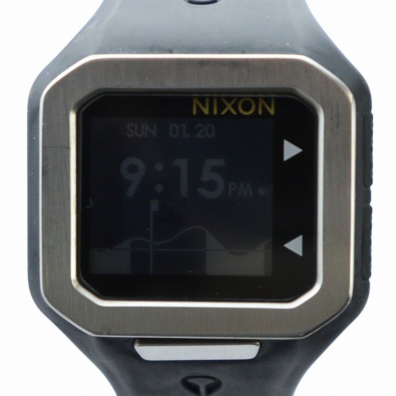 NIXON デジタル腕時計 ブラウン・ブラック NIXON 腕時計 「NIXON/ニクソン」Sentry Chrono アナログ 電池式