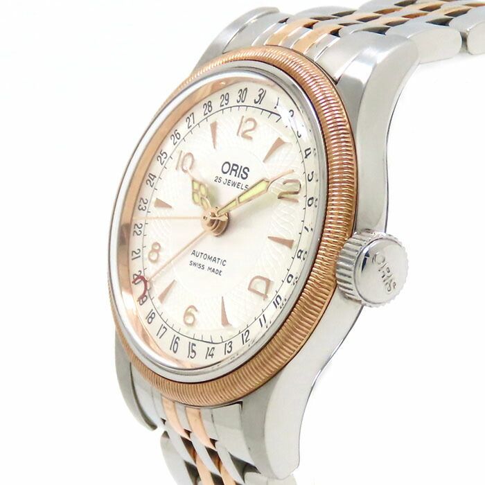 ORIS オリス ビッグクラウン ポインターデイト 7551 シルバー文字盤 SS
