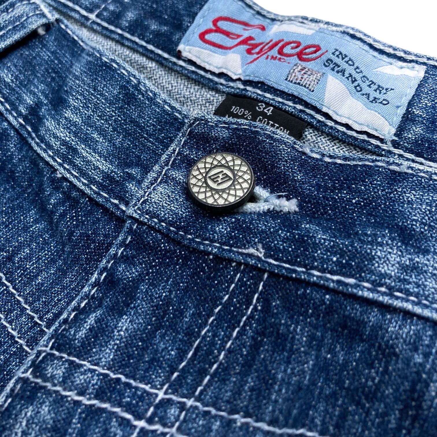 90s Enyce pached design denim pants