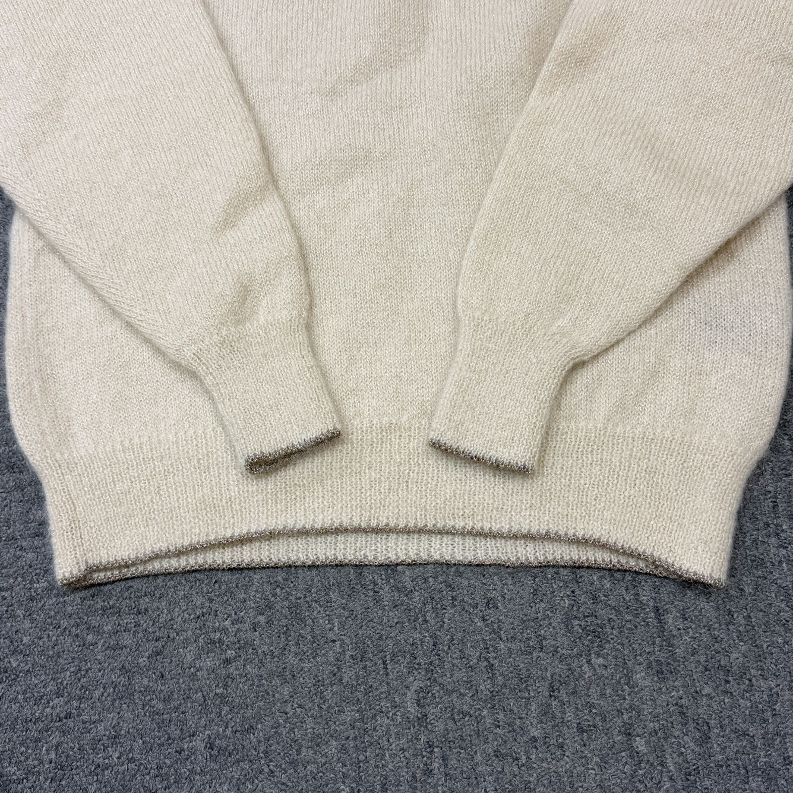 参考上代46200円 未使用品 stein 24AW MOHAIR GLITTER KNIT TURTLE 