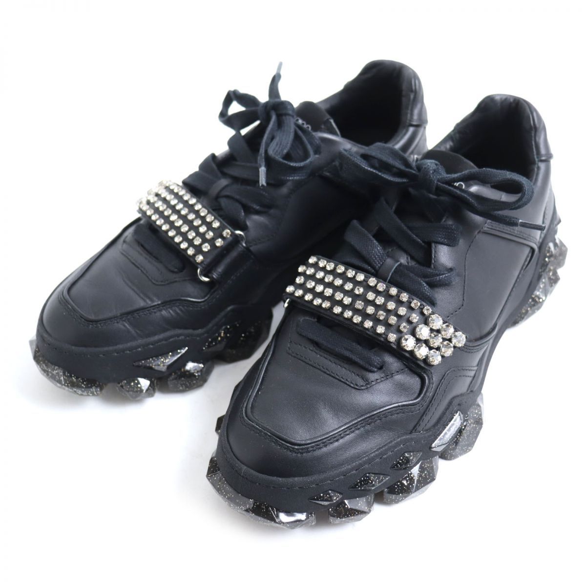 ドンドン見直し】極美品◇JIMMY CHOO ジミーチュウ DIAMOND X STRAP 