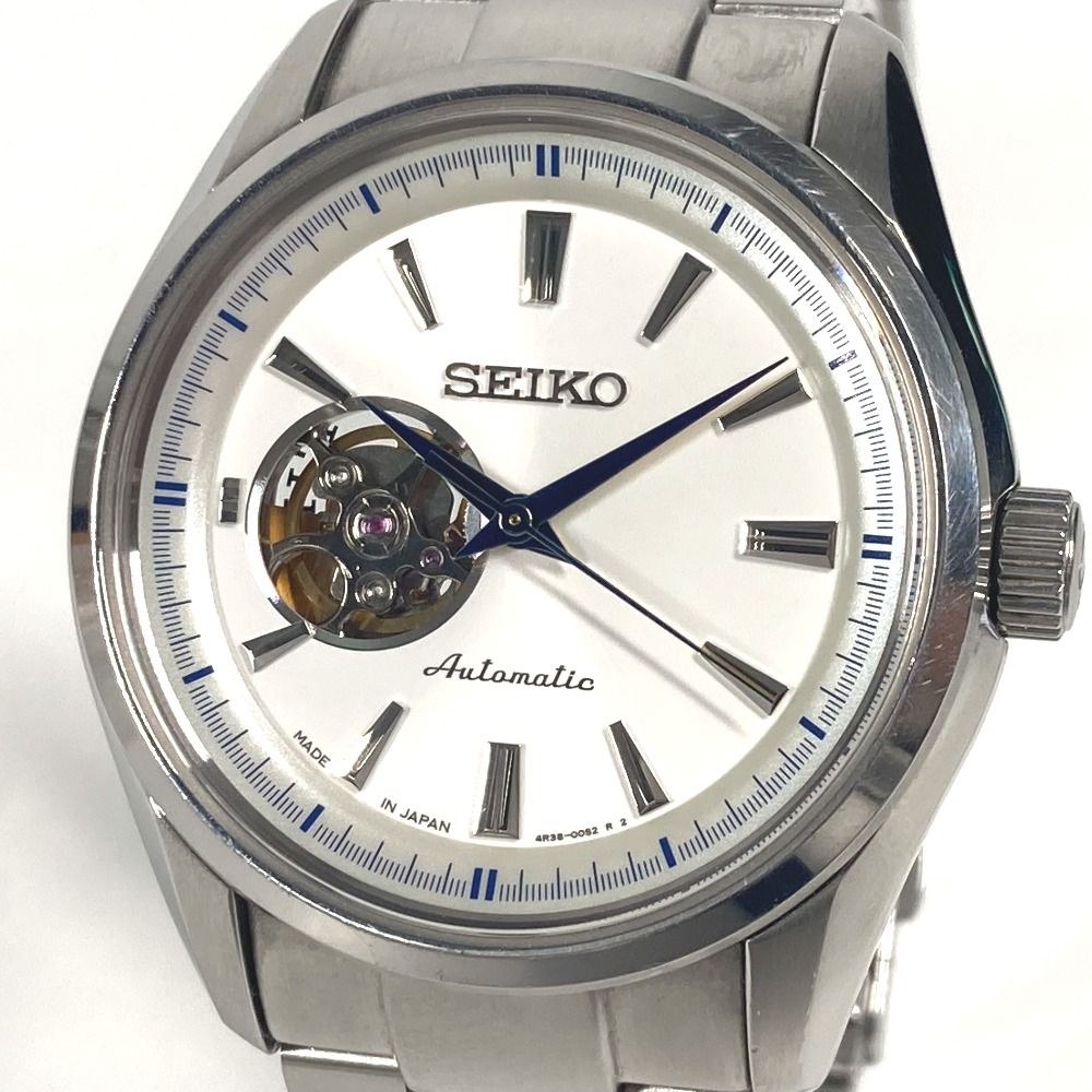 SEIKO セイコー 腕時計 プレザージュ メカニカル 裏スケ 4R38-00S0 SS