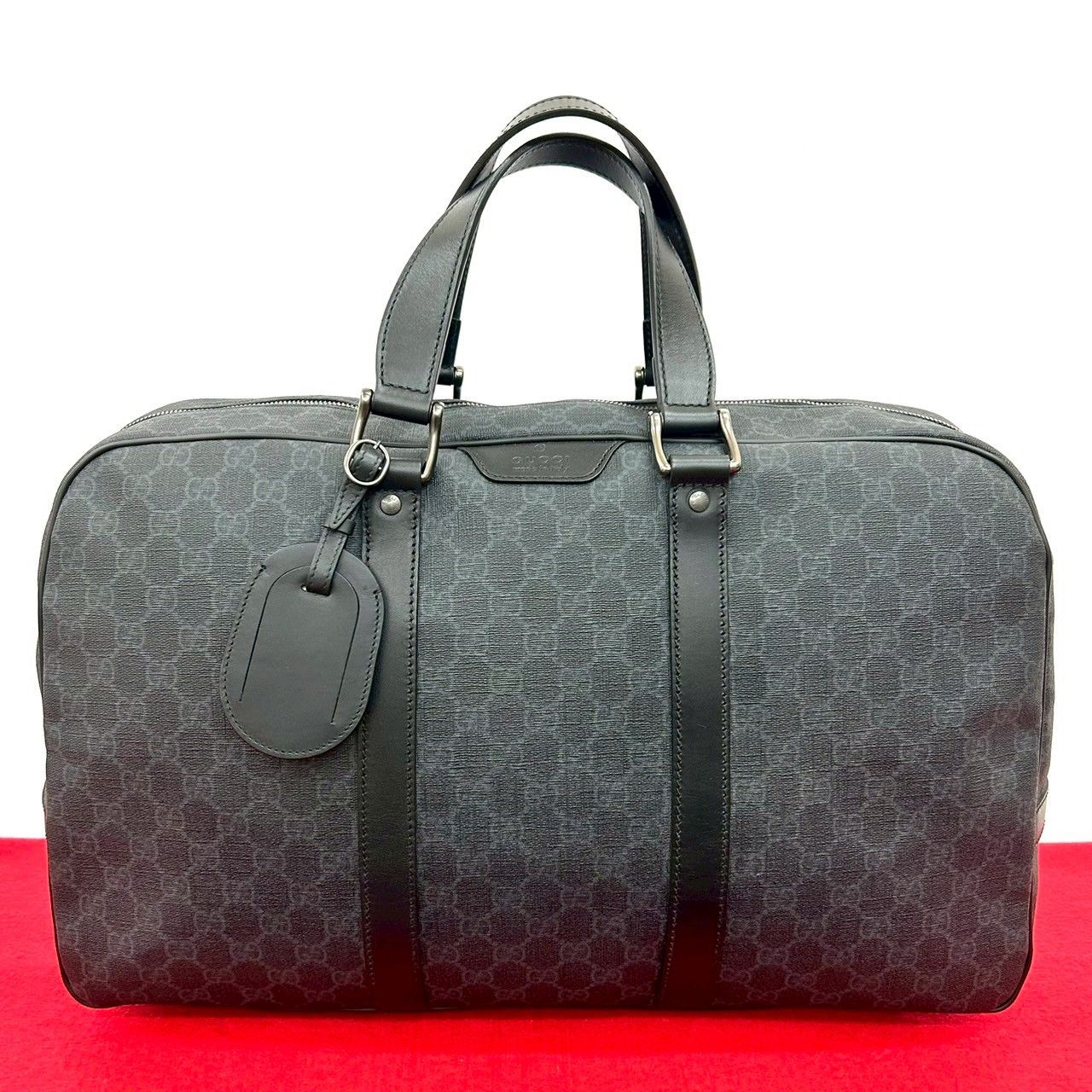 極 美品 GUCCI グッチ GG スプリーム ロゴ 型押し レザー 本革 極 美品 GUCCI グッチ GG スプリーム ロゴ 型押し レザー 本革