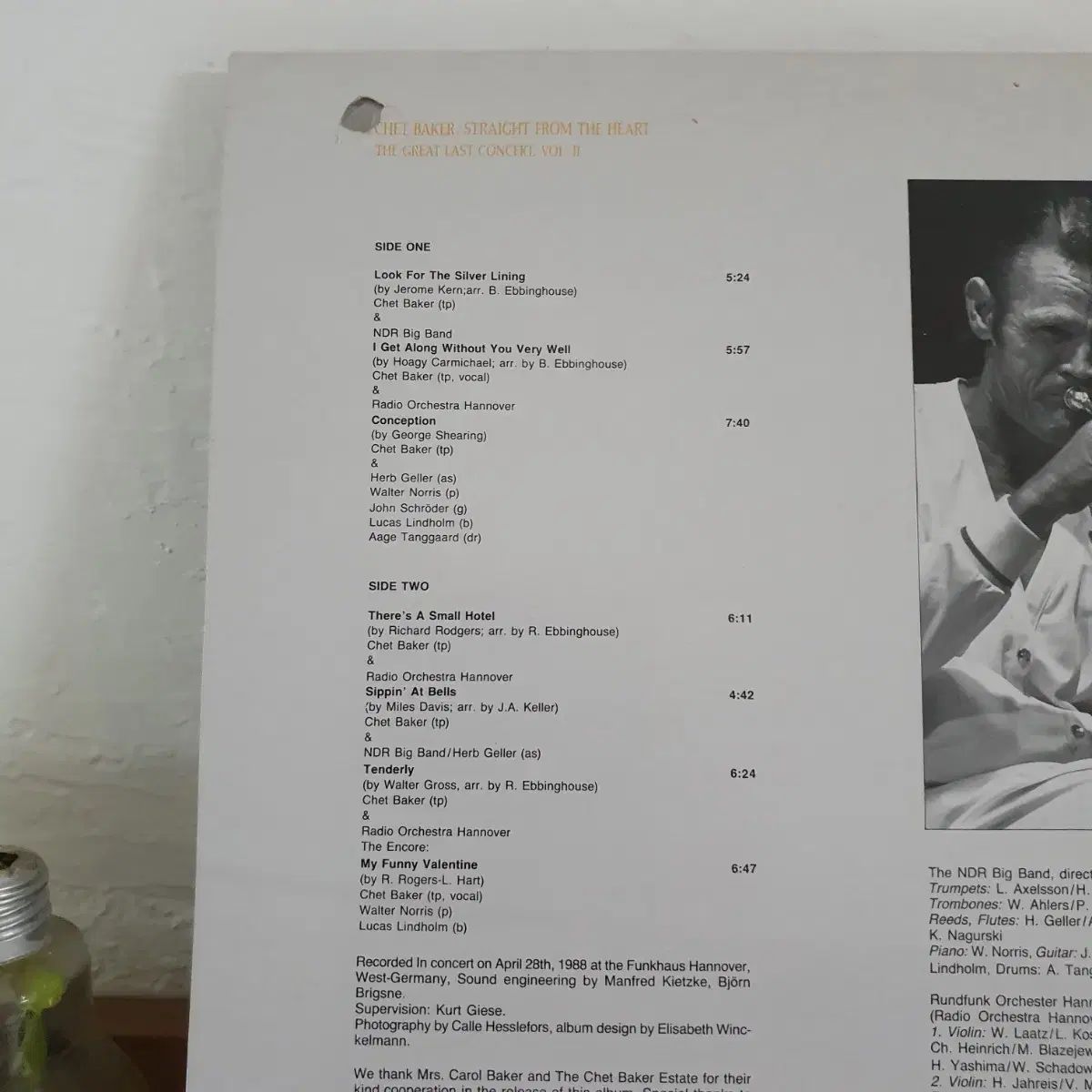 チェット パン屋 The Great Last Concert LP CD WWW_IMPECCABLEHEALTHCARESERVICES_COM