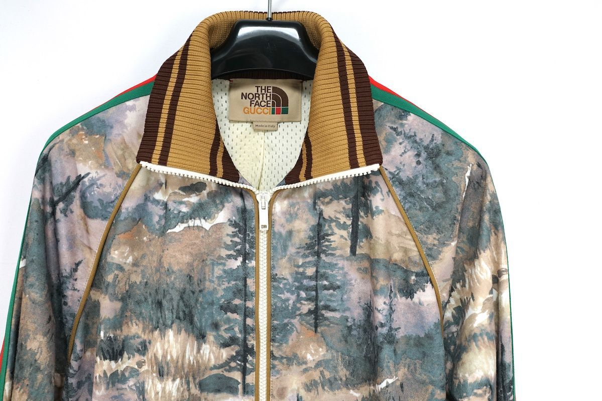 GUCCI グッチ THE NORTH FACE ノースフェイス TRACK JACKET BACK LOGO