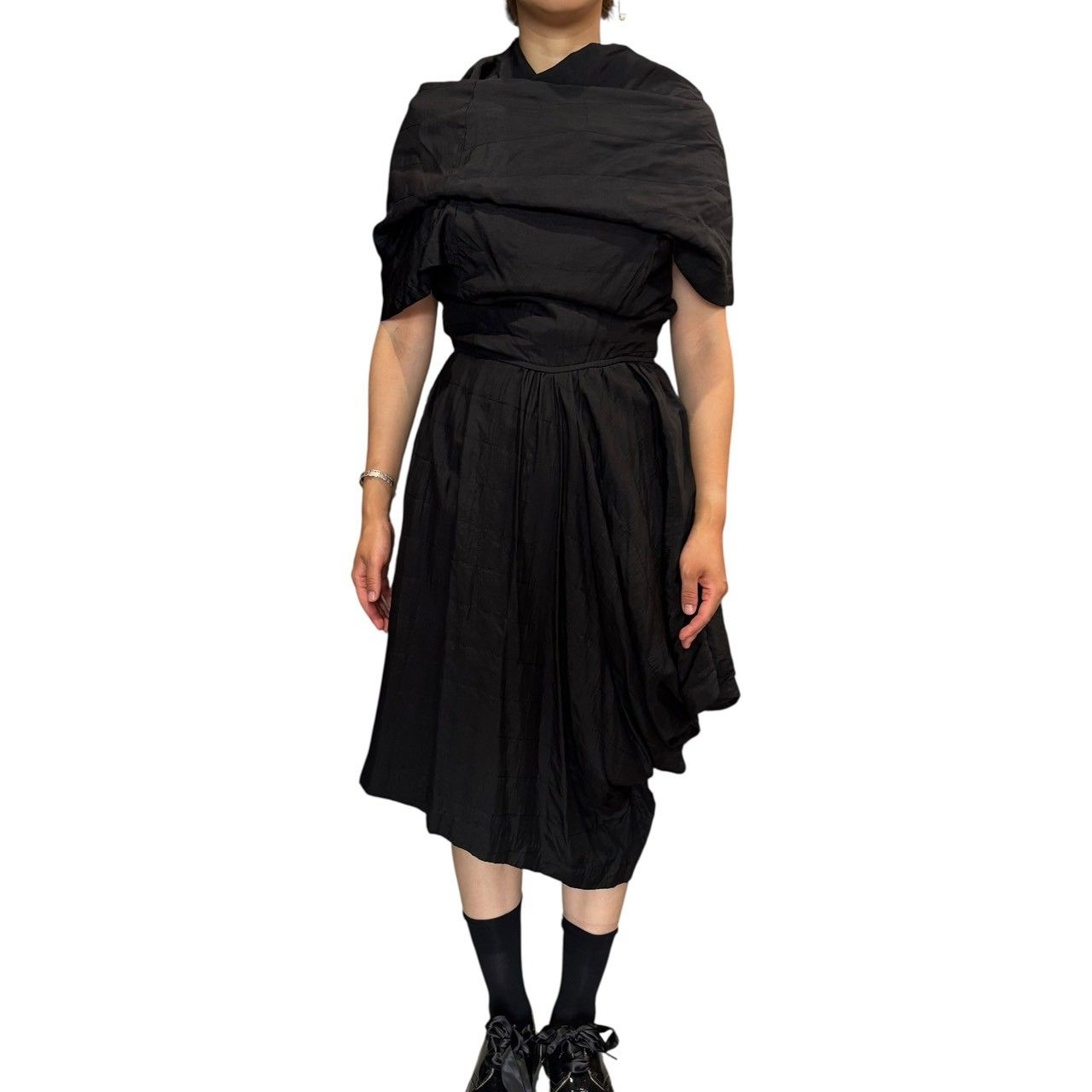 コムデギャルソン・シルクワンピース　AD2019 COMME des GARCONS / コムデギャルソン | 2019SS | シルク 総柄