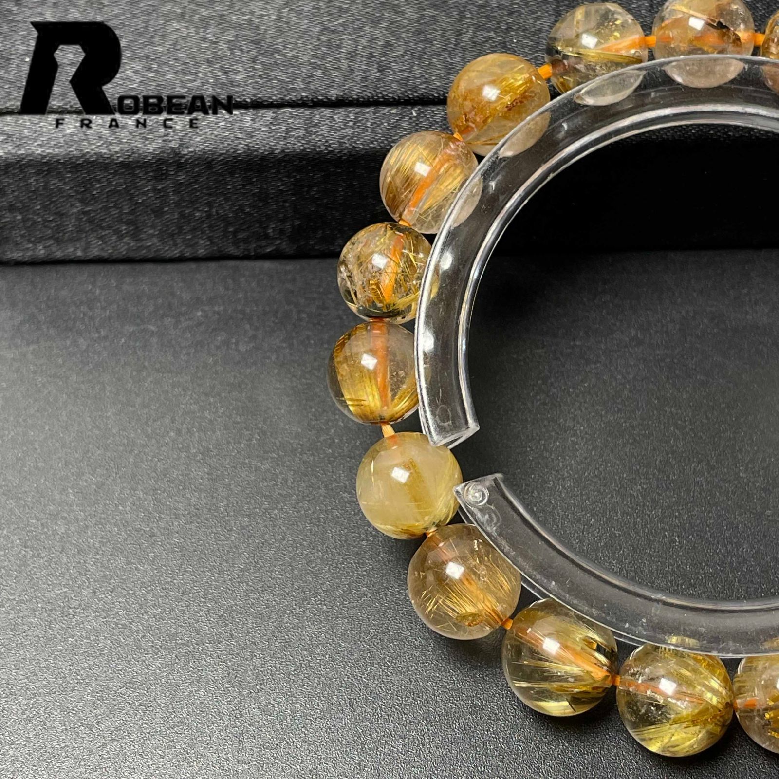 タイチンルチルブレスレット10.5mm 極太針 タイチンルチルブレスレット10.5mm 極太針 アクセサリー