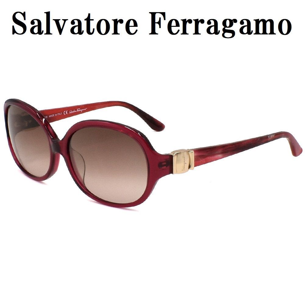 国内正規品 サルヴァトーレ フェラガモ Salvatore Ferragamo SF654SA 613 サングラス アジアンフィット アイウェア  メガネ 眼鏡 ブラウン クリスタルチェリー - メルカリ