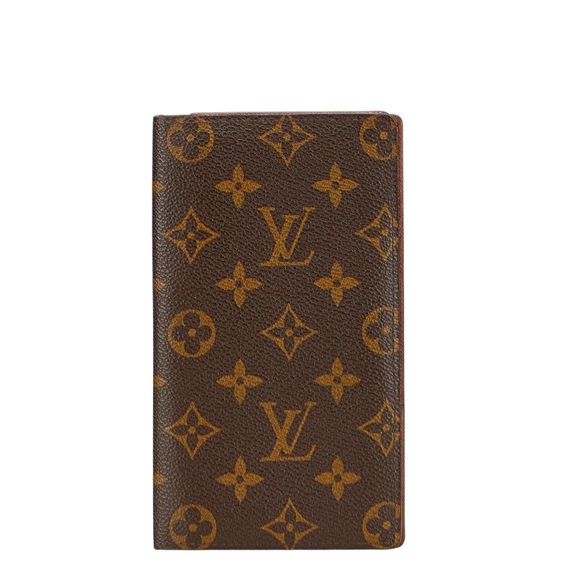 ルイ ヴィトン モノグラム ポルトフォイユ コロンブス M60252 ブラウン PVC レディース LOUIS VUITTON 1-0232738