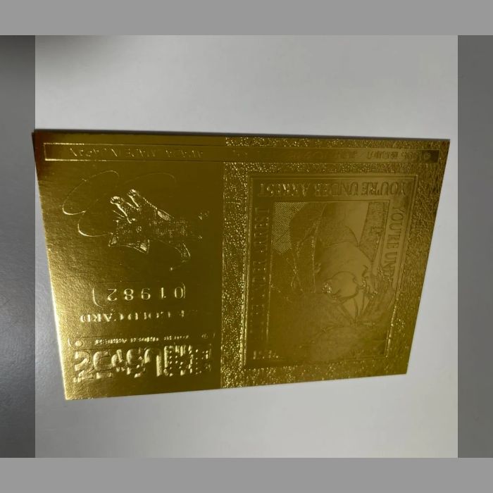 逮捕しちゃうぞ 22K GOLD CARD 非売品 シリアルナンバー00044 逮捕し