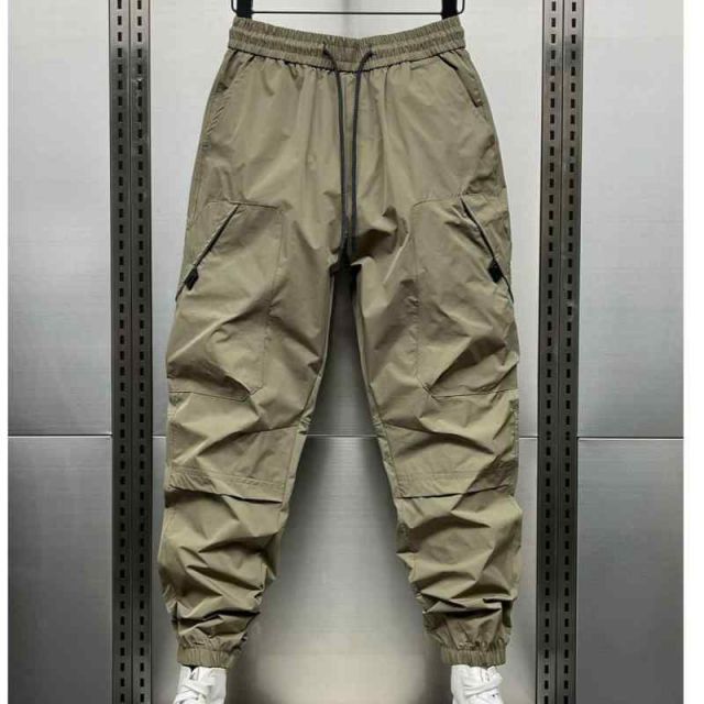 種類7：M /B：ベージュ メンズ ファッション 服 用 オシャレ シンプル 大人 かっこいい ストリート 夏コーデ パンツ ズボン 履物  