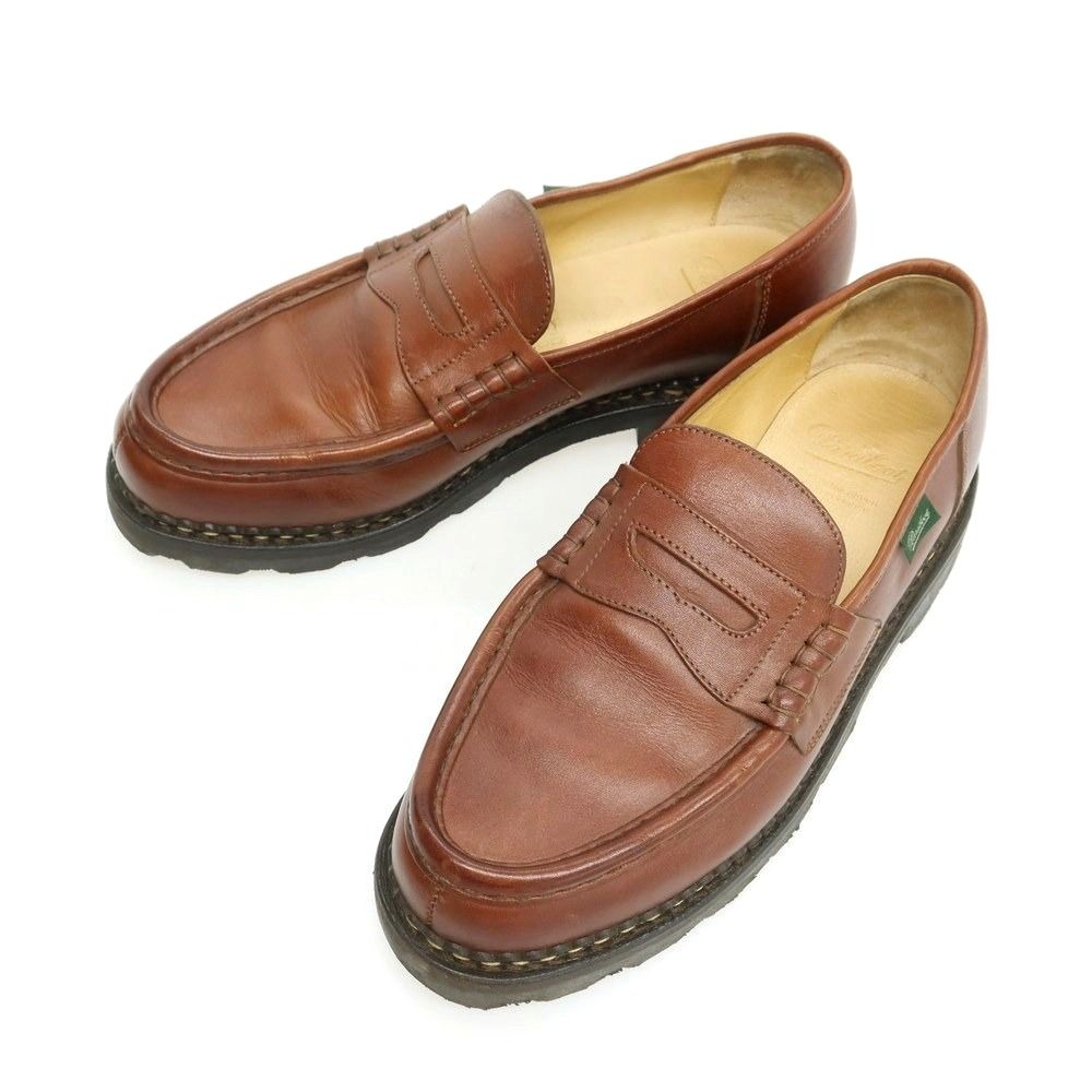 パラブーツ Paraboot REIMS コインローファー ブラウン サイズ8.5 メンズ