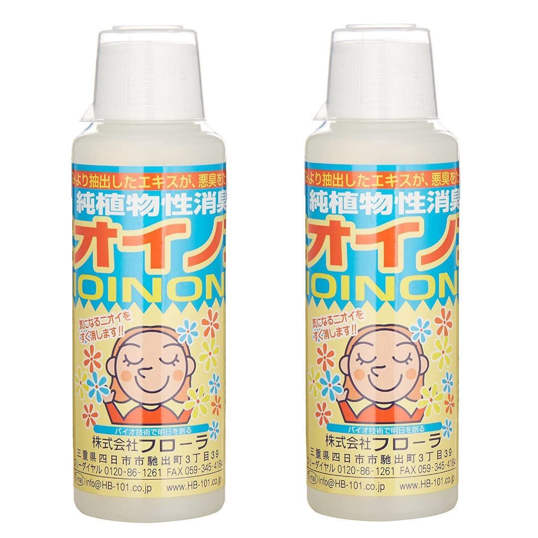 な2個セット フローラ 植物性消臭液 ニオイノンノ100cc