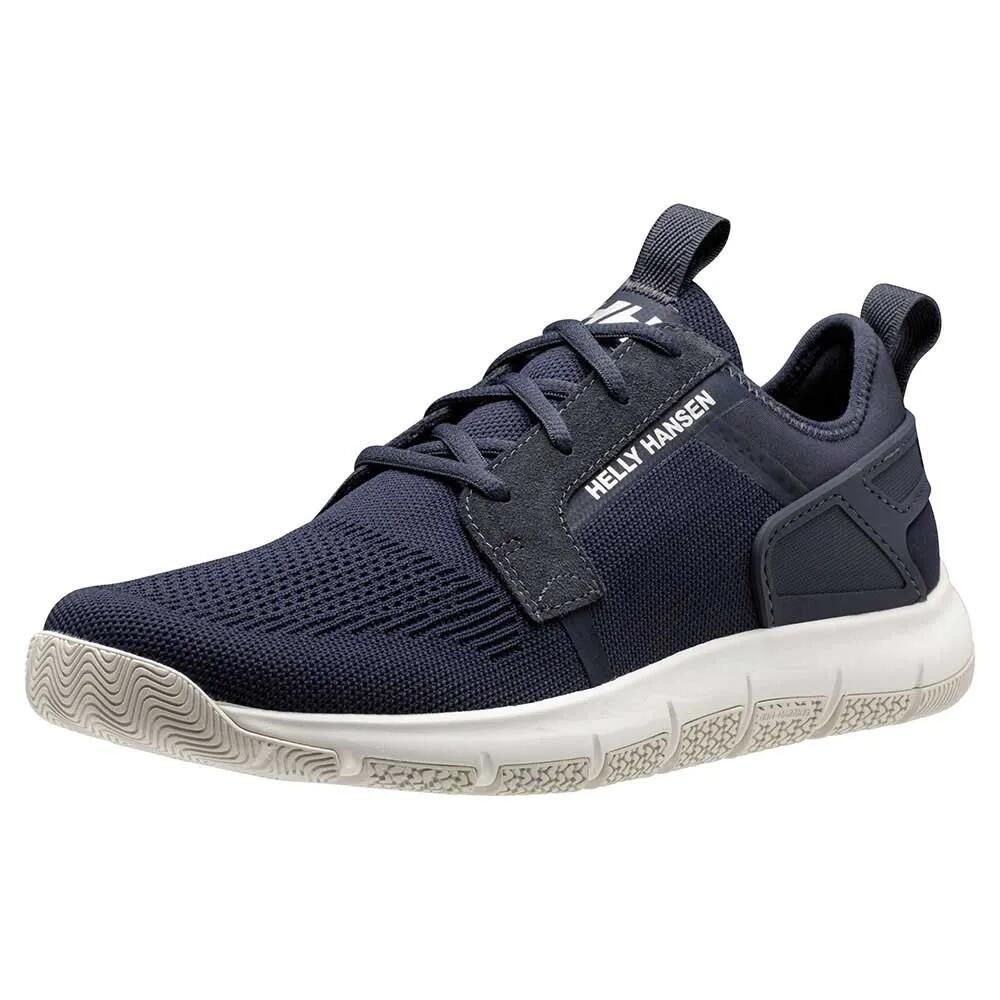 お取り寄せ ２～４週間で発送 ヘリーハンセンヘンリー トレイナー Navy | Off White t HELLY HANSEN Henley trainers t