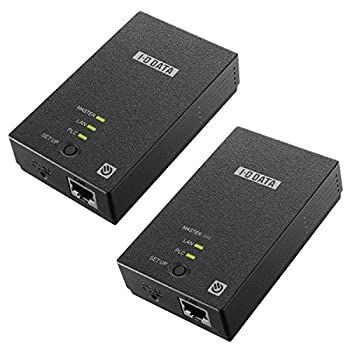 I-O DATA コンセントLAN PLCアダプター インターネット接続 有線LAN スターターセットモデル PLC-HP240EA-S