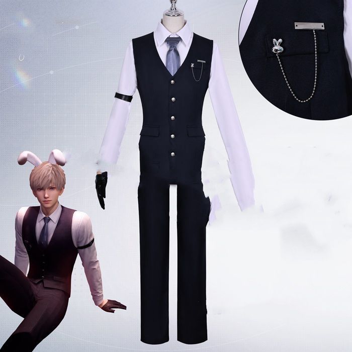セイヤ 恋と深空 コスプレ衣装 執事風 cosplay 手袋 ウィッグ うさぎ カチューシャ cosplay仮装 日常服 イベント クリスマス ハロウィン ステージ 文 cosb20