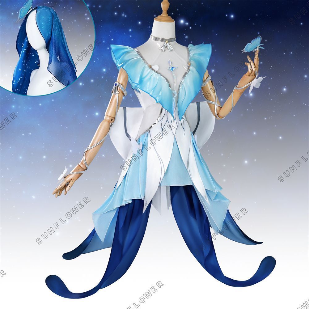 鳴潮 ショアキーパー コスプレ 衣装 ウィッグ ワンピース コスプレ用衣装 アクセサリー 変装 仮装 コスチューム cosplay ステージ服 コスプ