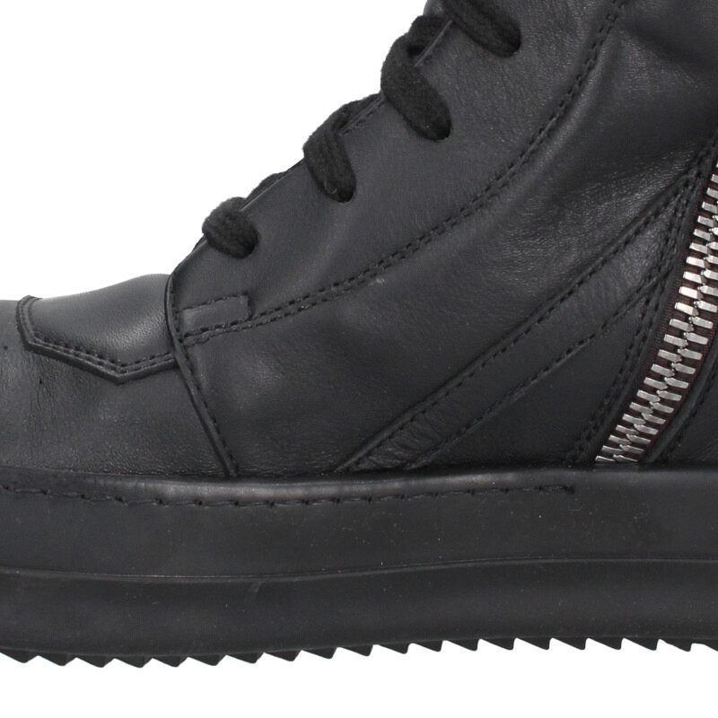 リックオウエンス　Geobasket ブラック　42 RICK OWENS(リックオウエンス) GEO BASKETスニーカーW17 4490