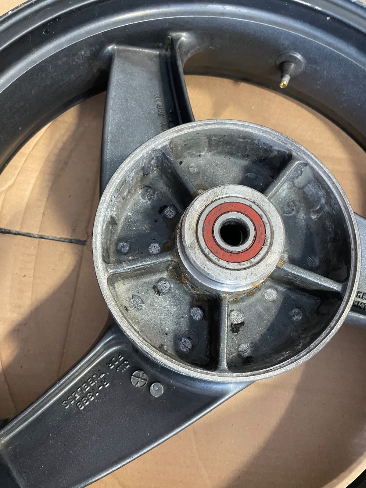 カワサキ zrx400 純正ホイール 前後セット - メルカリ