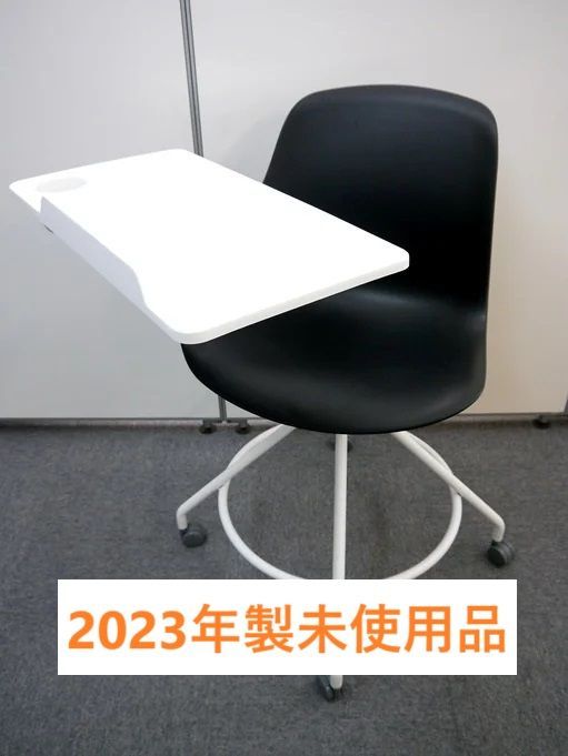 2025年製 コクヨ オールインワンチェア ミドルハイタイプ ブラック セミナー ミーティング 施設 学校 オフィス家具 デスク テーブル