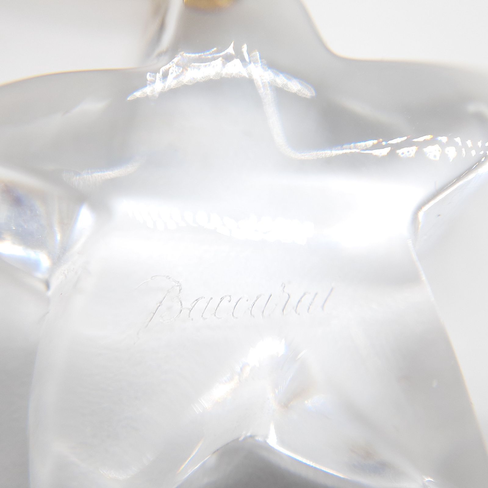 Baccarat バカラ ネックレス スターレット クリア 750 K18 - メルカリ