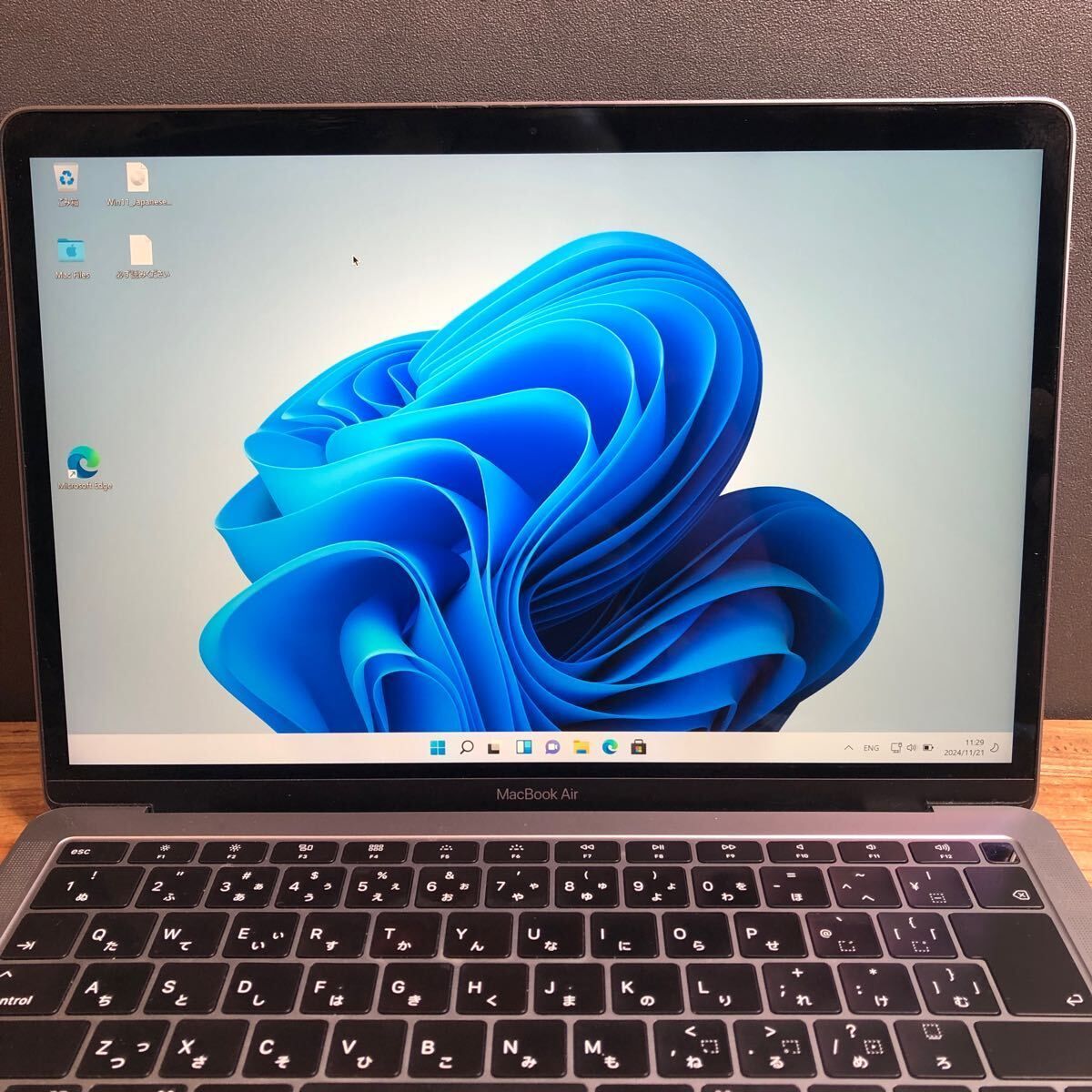 美品］Apple MacBook Air 13inch 2019/Core i5 1.6GHz/16GB/128GB/Windows11/Office  2021/239 - メルカリ