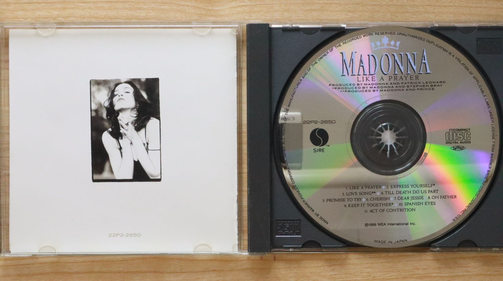 国内盤CD☆マドンナ/Madonna□ ライク・ア・プレイヤー