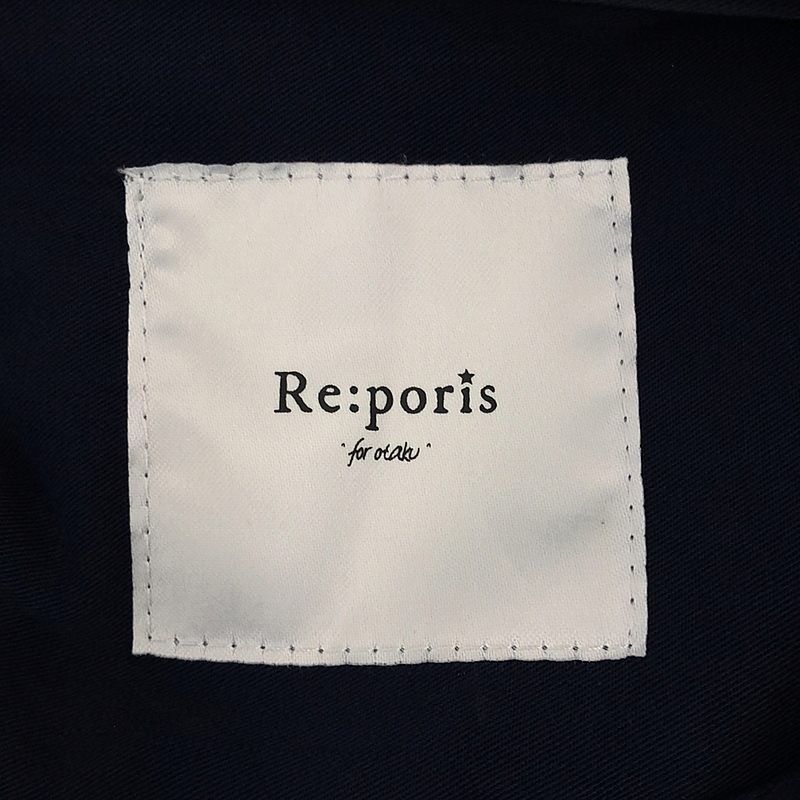 Re:poris / レポリス | 金ボタン サマーワンピース | ネイビー