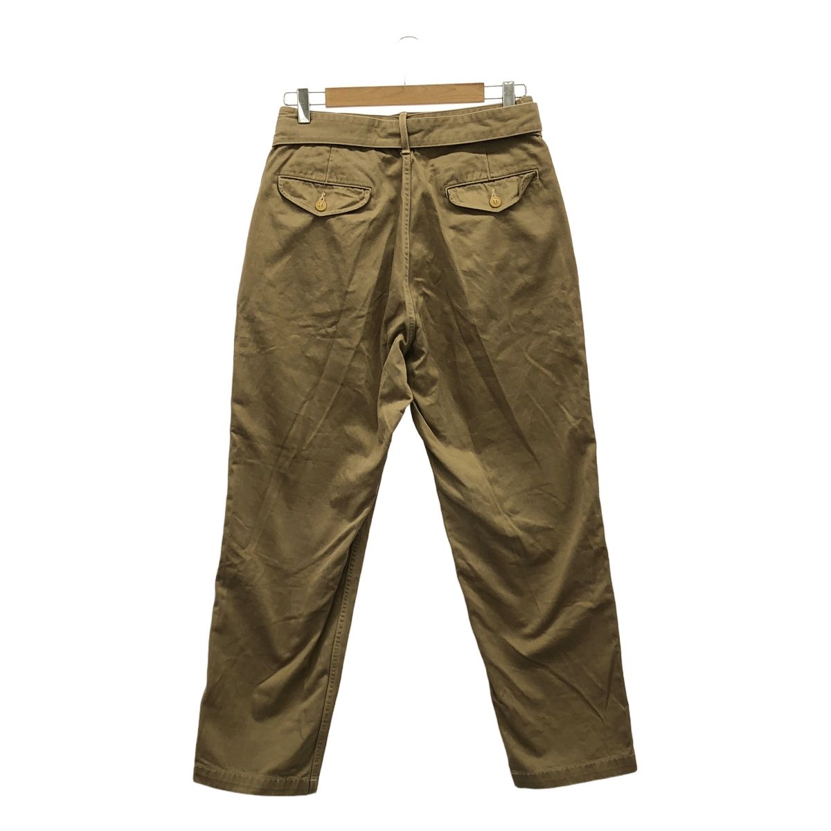 comoliベルテッドチノ0 COMOLI BELTED CHINO PANTS — TF Blog