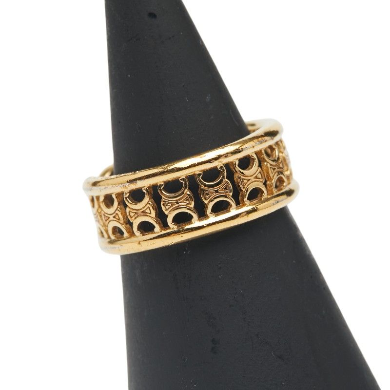 セリーヌ トリオンフ マルチリング リング 指輪 50 ゴールド メッキ レディース CELINE 1-0237509