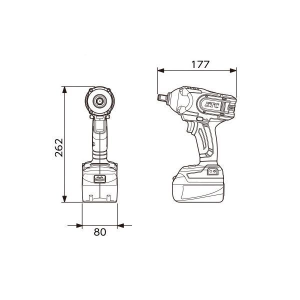 12.7Sコードレストルクリミットインパクトレンチセット
