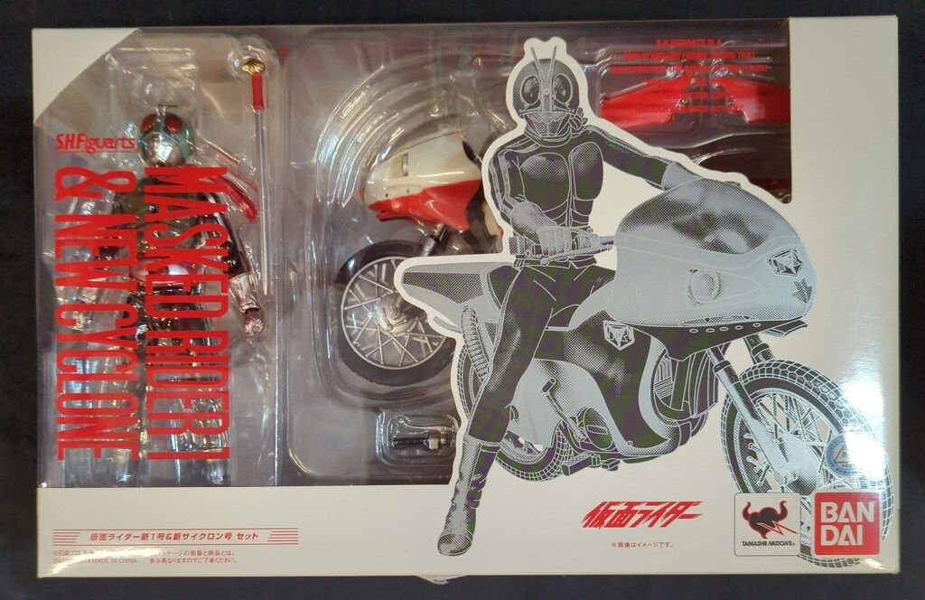 SHFiguarts 仮面ライダー新1号 & 新サイクロン号 セット Amazon.co.jp: TAMASHII NATIONS S.H.Figuarts 仮面ライダー新1