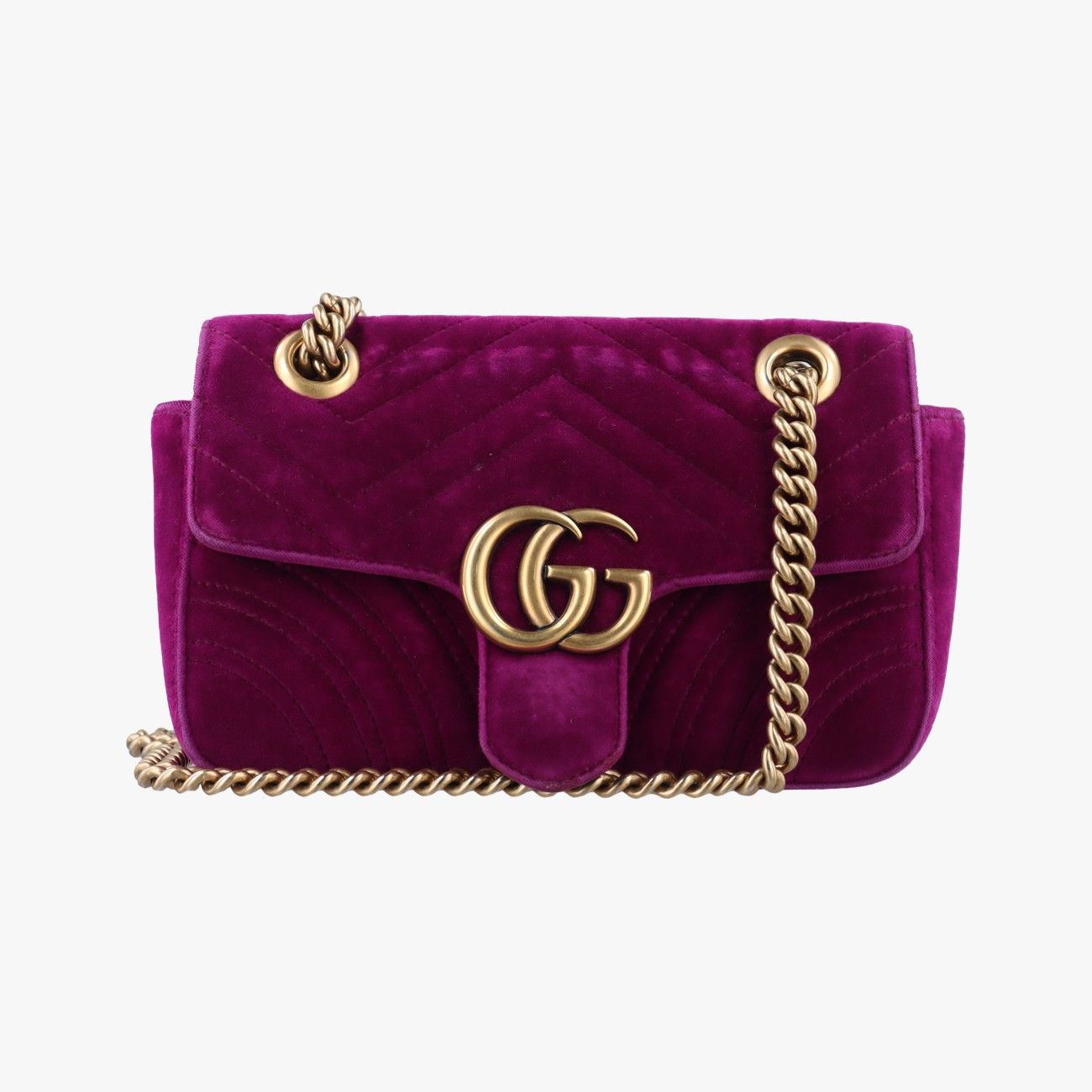 グッチGucciGGマーモントパープルベロア446744G023102648
