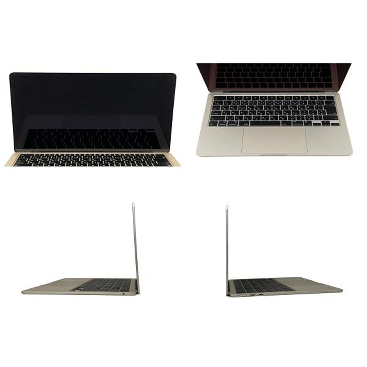 Macbook air M2 8gb ssd 256gb ( 充放電回数20) 充放電回数5回】 Apple MacBook Air M2 2022 MC7W4J/A ノート