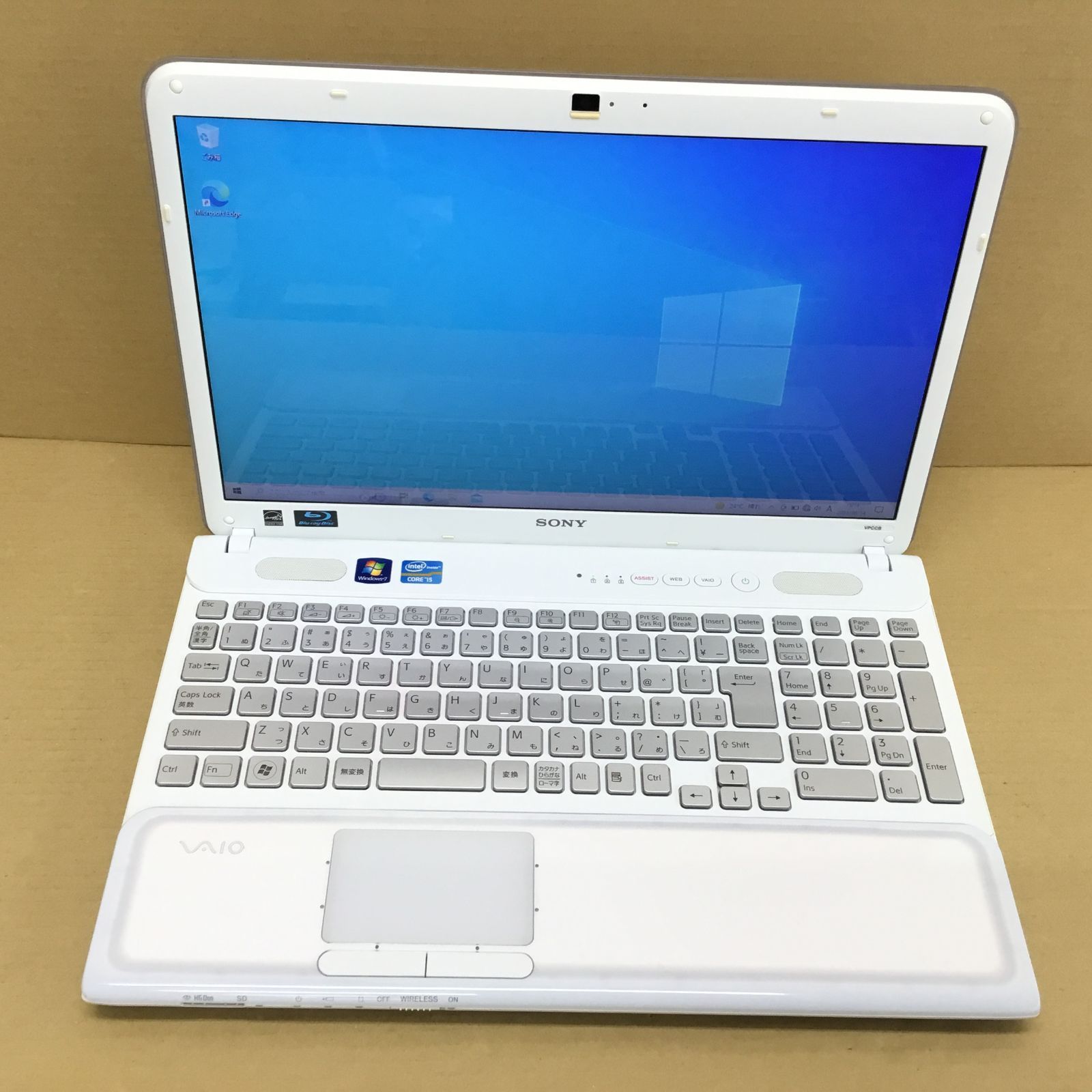 ソニー ノートパソコン VAIO VPCCB49FJ CI5(2450M)-2.5GHZ 8GB 750GB