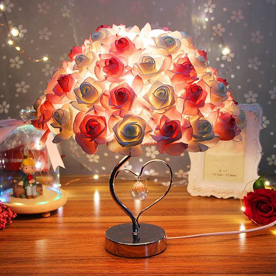 マンチック 簡約 歐美風 デスクライト テーブルスタンド ナイト